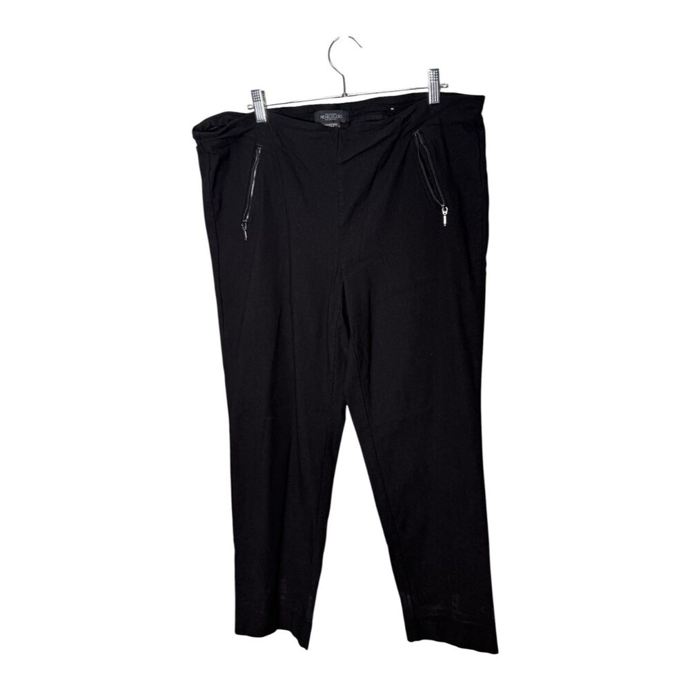Michel Studio Black Zipper Pocket Pants Size 20